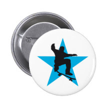 Skater Star C 2c Button