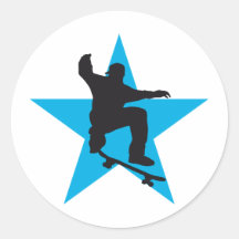 Skater Star C 2c Sticker