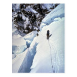 Ski au-dessus de l'hiver de passage de Kahiltna Cartes Postales