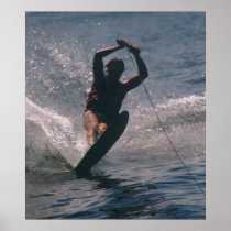Ski d'eau poster