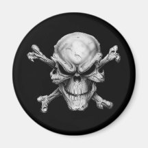 Skull Crossed Bones Aimant