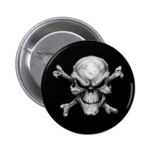 Skull Crossed Bones Badges