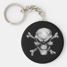Skull Crossed Bones Chaveiro