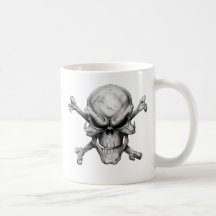 Skull Crossed Bones Tasse À Café