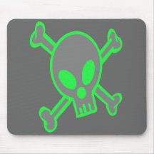 skull.green tapis de souris