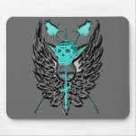 skull.rosewing tapis de souris