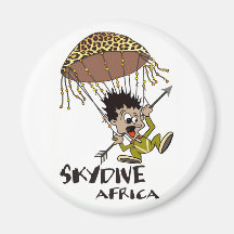 Skydive Afrika Koelkast Magneetje