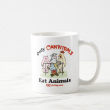Slechts eten de Kannibalen de Mok van Dieren
