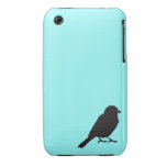 Slikt het het silhouet elegante tiffany blauw van  Case-Mate iPhone 3 hoesje