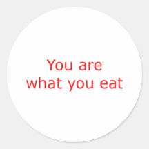 Slogan 2 - Rood Ronde Stickers