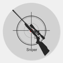 Sluipschutter - sticker