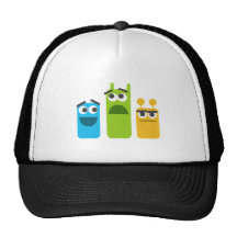 Slurms heureux, étonné et fou casquettes de camionneur