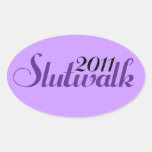 Slutwalk 2011 autocollants ovales