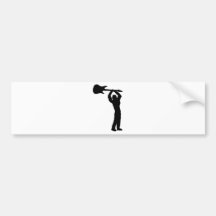 smasher van de rotsgitaar bumperstickers