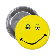 Smiley cuit au four badge