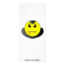 Smiley de Dracula Motif Pour Double Carte