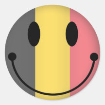 Smiley de la Belgique Autocollants