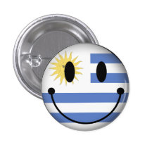 Smiley de l'Uruguay Badge Avec Épingle