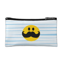 Smiley de moustache trousse make-up