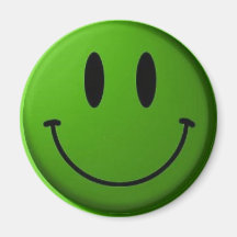 Smiley vert aimants