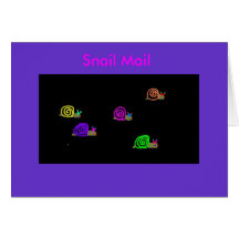 Snail mail cartes de vœux