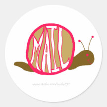 Snail mail Stickies Autocollants