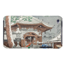 Sneeuw in de tempel Nara Takeji Fujishima van Nan  iPod Touch Case-Mate Hoesje