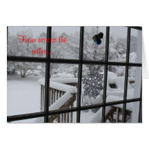 Sneeuw Kerstkaart