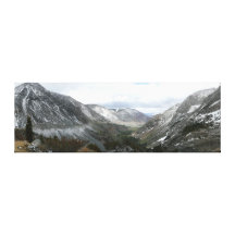 Sneeuw Siërra Druk van het Canvas van Nevadas de P Canvas Afdruk