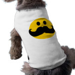 Snor Smiley (Klantgerichte kleur als achtergrond) Huisdieren T Shirt