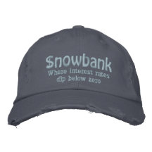Snowbank Chapeau Brodé
