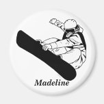 Snowboarding 3 koelkast magneet
