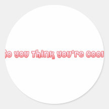 SoCoolLogo Ronde Sticker