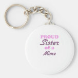 Soeur fière d'un pantomime porte-clefs