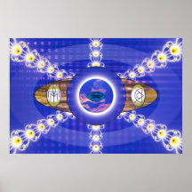 Soevereine Kosmische Burger Print