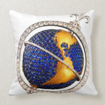 SOFA BLING de globe de diamants Coussin