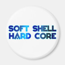 soft shell hard core kühlschrankmagnet