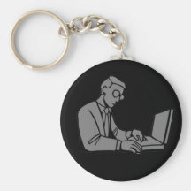 Soin personnalisé Keychain d'ordinateur Porte-clé