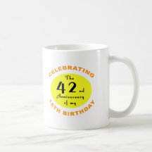soixantième Cadeau de bâillon d'anniversaire Tasse