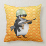 soldat du pingouin 3d oreillers american