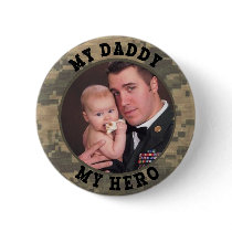 Soldat militaire : Mon papa mon cadre de photo de  Pin's