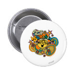 Soleil d'amour de paix pin's avec agrafe