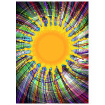 Soleil et arc-en-ciel