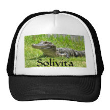 Solivita - alligator dans l'herbe casquettes