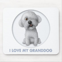 Solomon - amour d'I mon Granddog Tapis De Souris