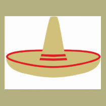 sombrero de partie du Mexique cartes postales
