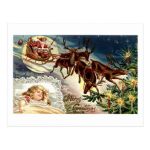 Sommeil d'enfant de Joyeux Noël Cartes Postales