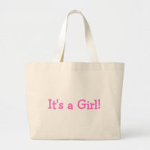 Son une fille (rose) sac en toile