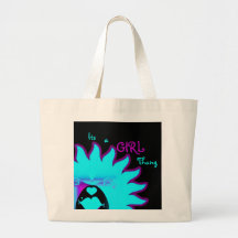 Son une fille Thang ! Sacs En Toile