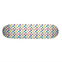 soopafriends sur toute la surface (whiteBG) Planches À Roulettes Customisées